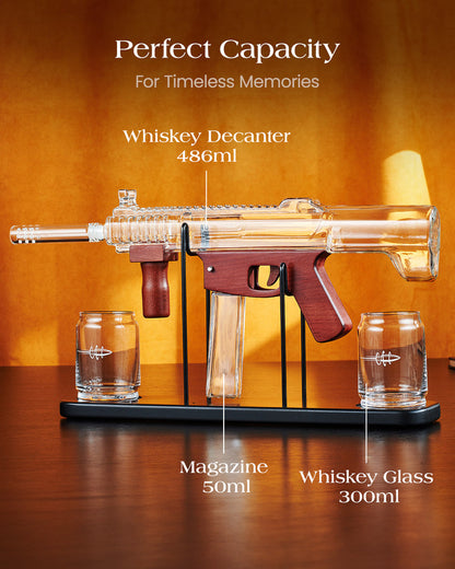 16.4 Oz UDP-9 Whiskey Decanter Set, Unique Gift for Men Dad
